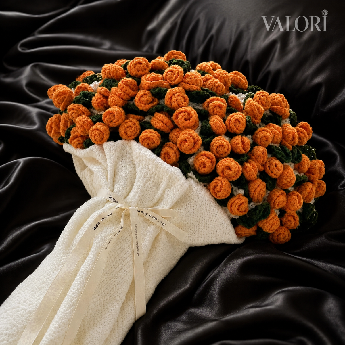 Bouquet-Plaid Valori — Orange